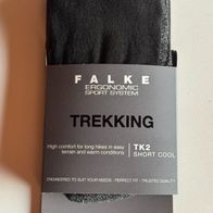 FALKE Trekking TK2 Short Cool - Socken Gr. 39-41 schwarz NEU & OVP !