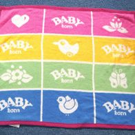 Baby Born Zapf Kuscheldecke Schlafdecke Decke waschbar ca 60 x 75 cm 2004