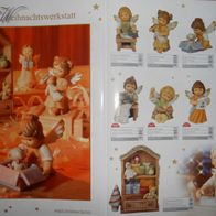 Goebel Nina & Marco Weihnachtswerkstatt 9-teilig Engel mit Schaukelpferd Wunschzettel