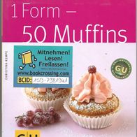 Kleines Rezept Backbuch 1 Form-50 Muffins
