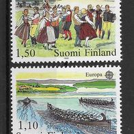 005) Finnland 1981 Europa/Cept Mi. Nr. 881/82 kpl. Satz postfrisch