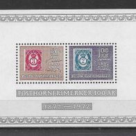 031) Norwegen 1972 Briefmarken Block 1 postfrisch