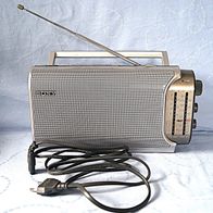 SONY ICF-904L FM MW SW 3-Band Portable Radio Welt Empfänger Silber