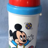Becher mit Strohhalm Micky Maus Mini Maus Pluto ca. 16 hoch - 7,5 cm Durchmesser