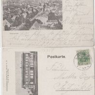 Torgelow-Pommern-AK-1905 Reklamekarte Hotel Kaiserhof Hellmuth Utz. Erh.2