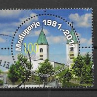 005) Bosnien-Herzegowina (Kroatische Post) 2011 Kirche Mi. Nr. 318 gestempelt