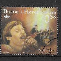 011) Bosnien-Herzegowina 2002 Lead-Sänger Mi. Nr. 252 gestempelt