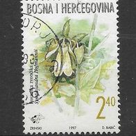 015) Bosnien-Herzegowina (Kroatische Post) 1997 Pflanzen Mi. Nr. 39 gestempelt