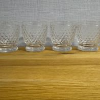 Villeroy & Boch "Boston" - 4 Wasser- und Cocktailbecher 200 ml TOPzustand!