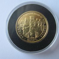 Isle of Man 50 Euro 1996 "125. Anniversary Aida". 6,22 g Gold