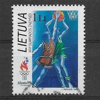 005) Litauen 1996 Sport Mi. Nr. 616 gestempelt
