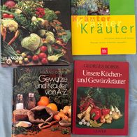 Buchpaket 4 Gartenbücher Kräuter, Gewürze, Gemüse