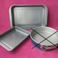 2 Backformen Auflaufform Antihaft Beschichtung Bratformen Kuchenform Lasagneform