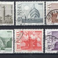 Polen 1966 Freimarken: Tourismus MiNr. 1597 - 1604 gestempelt -2