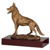 8 Stück Schäferhund Figuren aus Resin (Pokale für den Hundesport)