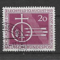 009) BRD/ Bund 1955 Reichsapfel Mi. Nr. 216 gestempelt