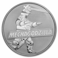 Niue 2 $ 2024 1 Oz 999 Silber Godzilla / Mechagodzilla