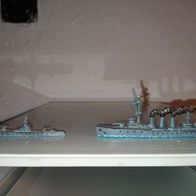 Konvolut Kriegschiffe , Miniaturmodelle