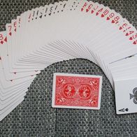 Zaubertrick 52 Blatt Pokerspiel markiert und konisch Superqualität
