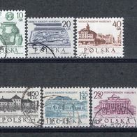 Polen 1965 Freimarken: 700 Jahre Warschau MiNr. 1597 - 1604 gestempelt -3