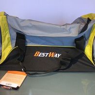 Sporttasche Freizeittasche Reisetasche BestWay Active grau schwarz gelb NEU