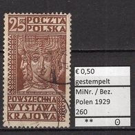 Polen 1928 Allgemeine Landesausstellung, Posen MiNr. 260 gestempelt -2