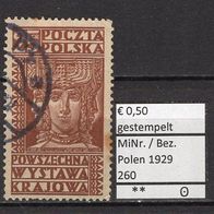 Polen 1928 Allgemeine Landesausstellung, Posen MiNr. 260 gestempelt -3