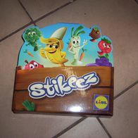 Stikeez Saug Figuren mit Sammel Kiste Lidl voll