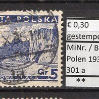 Polen 1935 Freimarken: Verschiedene Sehenswürdigkeiten MiNr. 301 a gestempelt