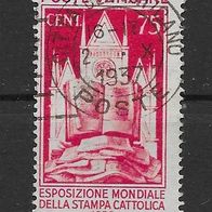 002) Vatikan 1936 Kirche Mi. Nr. 55 gestempelt