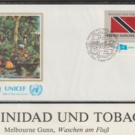 UNO Flaggen FDC Ersttagsbrief 1981 Trinidad und Tobago