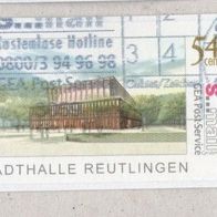 v10) BRD - Privatpost - s. mail - Stadthalle Reutlingen