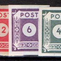 SBZ Sowjetische Zone postfrisch Michel Nr. 61-63 - 2