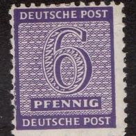 SBZ Sowjetische Zone postfrisch/Falz Michel Nr. 121X