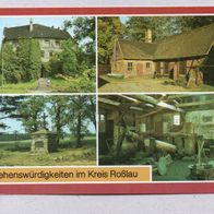 h02) BRD (DDR-Zeit) - AK - Sehenswürdigkeiten im Kreis Roßlau
