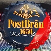 PostBräu 1650 Alkoholfrei Post Brauerei Weiler Bier Kronkorken neu 2025 in unbenutzt
