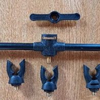 Neu! Cormoran Buzzerbar 3 Ruten teleskopierbar 32-45cm 3 Auflagen