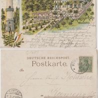 Weinböhla-Litho-AK-1901 Schweizerhöhe von Carl Schweizer, Erh.1