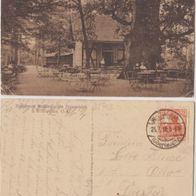 Weisswasser-Braunsteich-AK-1918 Restaurant Waldhaus, Erh. 2