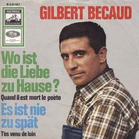 7"BECAUD, Gilbert · Wo ist die Liebe zu Hause? (RAR 1965)