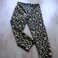 Marc Cain Hose Stretch braun schwarz gelb Muster M