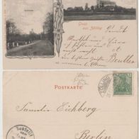 Zölling-Solniki Schlesien-AK-1901, Gruss aus Zölling, Erh.1