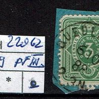 Los H22062: Deutsches Reich Mi. 39, PF III, gest