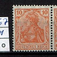 Los H22067: Deutsches Reich Mi. K 1 * *