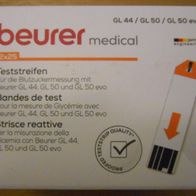 Beurer GL 44 / GL 50 / GL 50 evo Blutzucker - 50 Teststreifen - NEU & OVP
