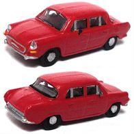 Skoda 1000 MB ´65, Limousine, rot, 3D-Druck-Kleinserie, Ep4, etchIT, Spur N