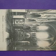 Mouscron Interieur de l´eglise du Scare-Coeur 1900