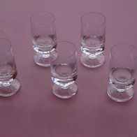 Schnapsgläser - 5 Stück - Original Peil