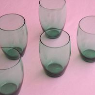 Saftgläser grün - 5 Stück