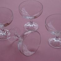 Dessertschalen Glas vier Stück